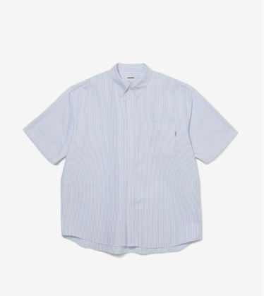 韓國 Markm Oxford Stripe Big Fit Shirt【MA174】