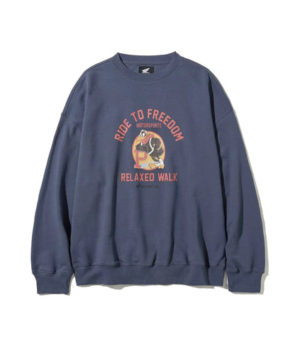 韓國 Honda Vintage Graphic Sweat Shirt【HA002】