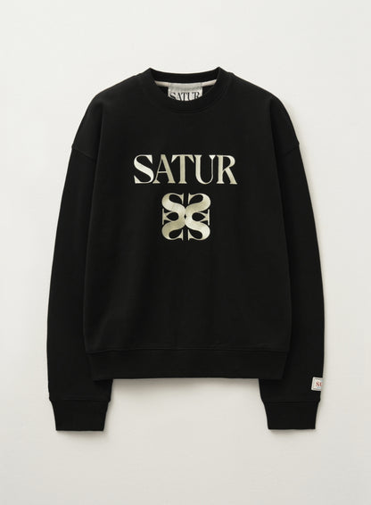 韓國 Satur Classic Logo Sweatshirt【SR014】