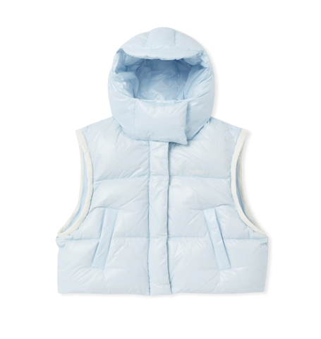韓國 Nerdy Women's Detachable Sleeve Glossy Down Jacket【NY011】