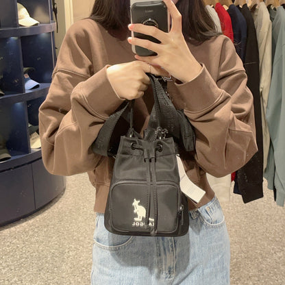 韓國 KANGOL Lucky Canvas Bucket Bag【KL006】