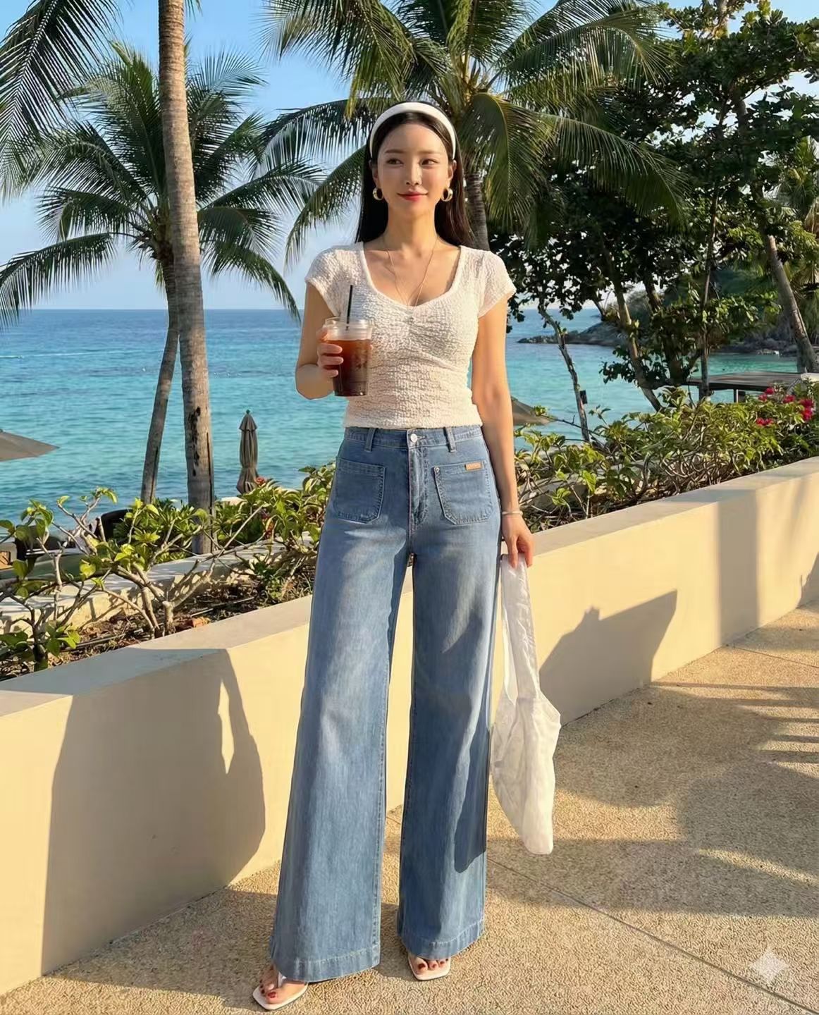 韓國 HowLuk 牛仔褲 (春季款)【H6008】