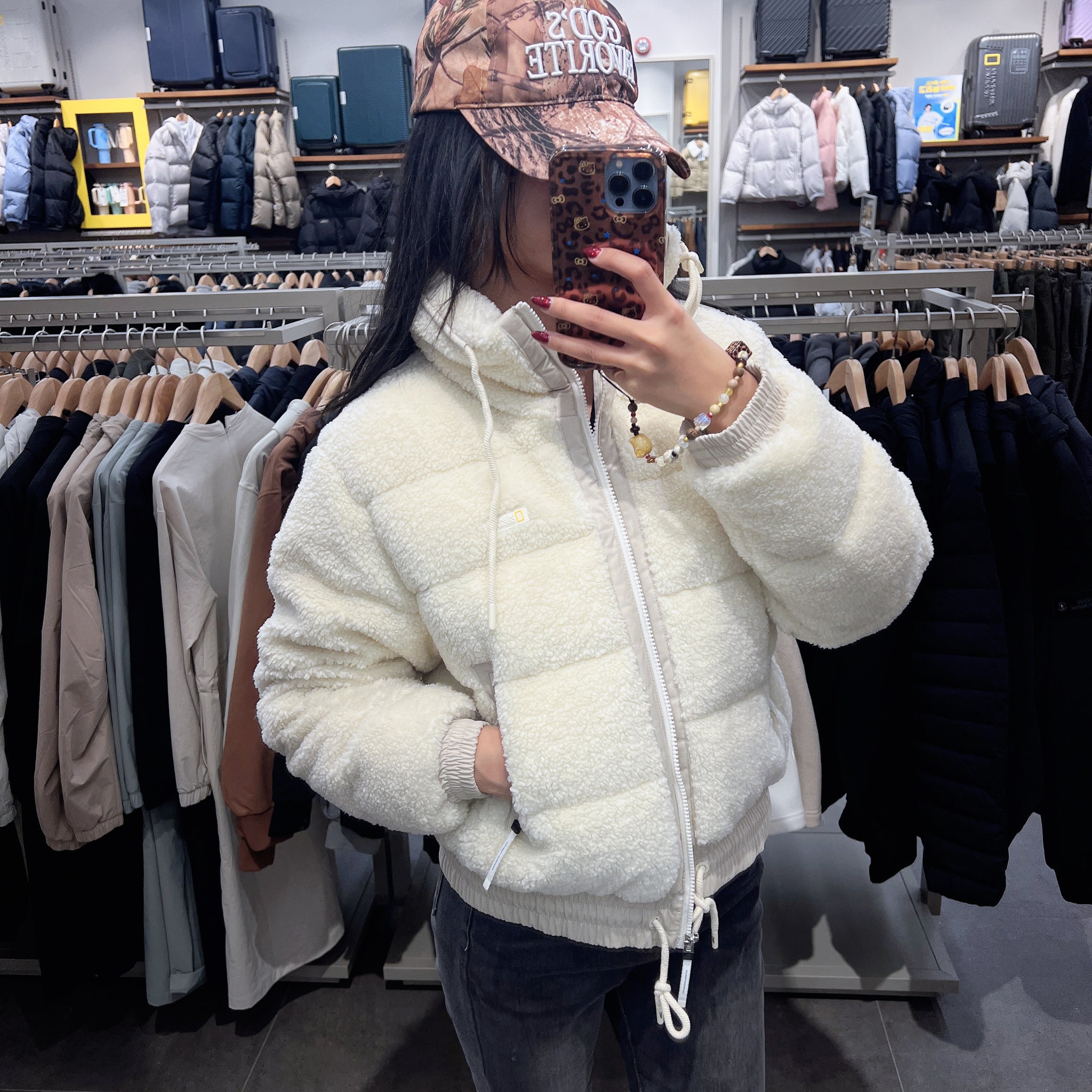 韓國 National Geographic Women's Puffin Fleece Duck Down Jumper (鴨絨)【NG226】