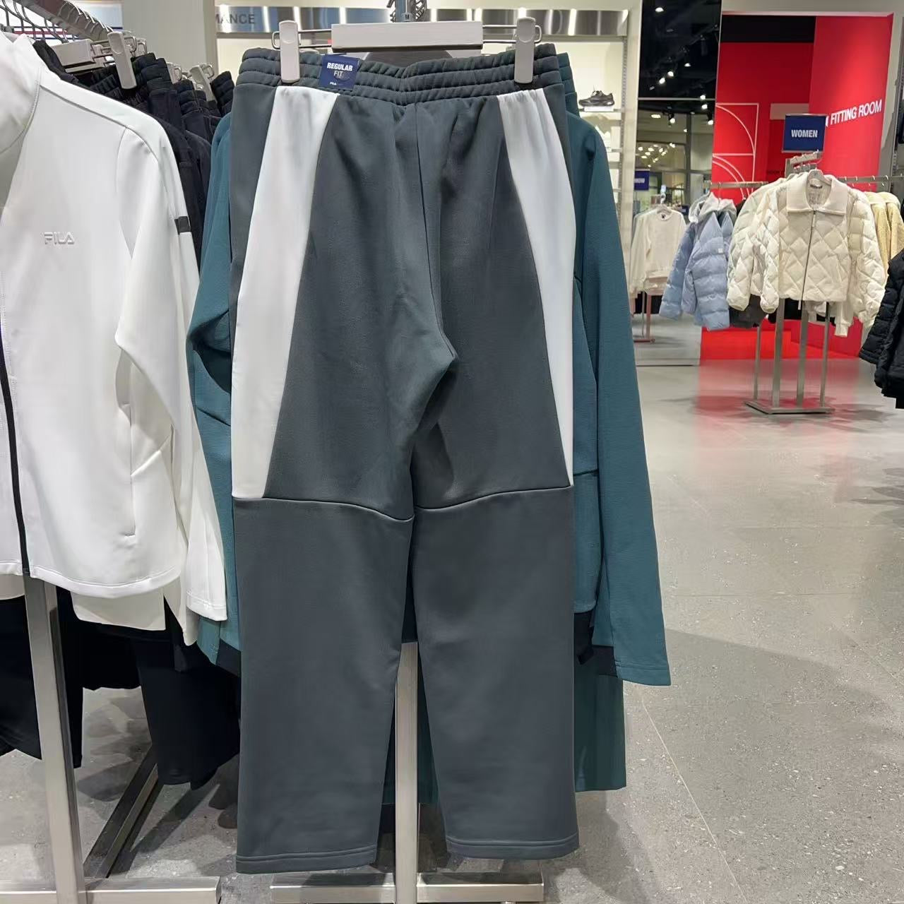 韓國 FILA Fleece Straight Training Pants【FA045】