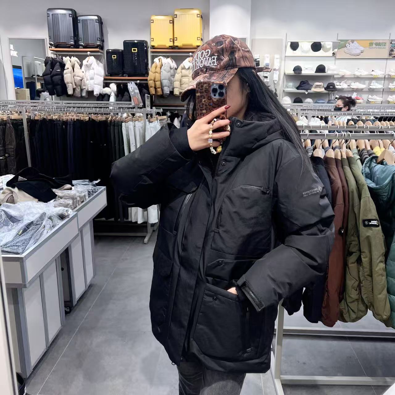 韓國 National Geographic Atlas Windstopper Outpocket Goose Down Jumper (鵝絨)【NG196】