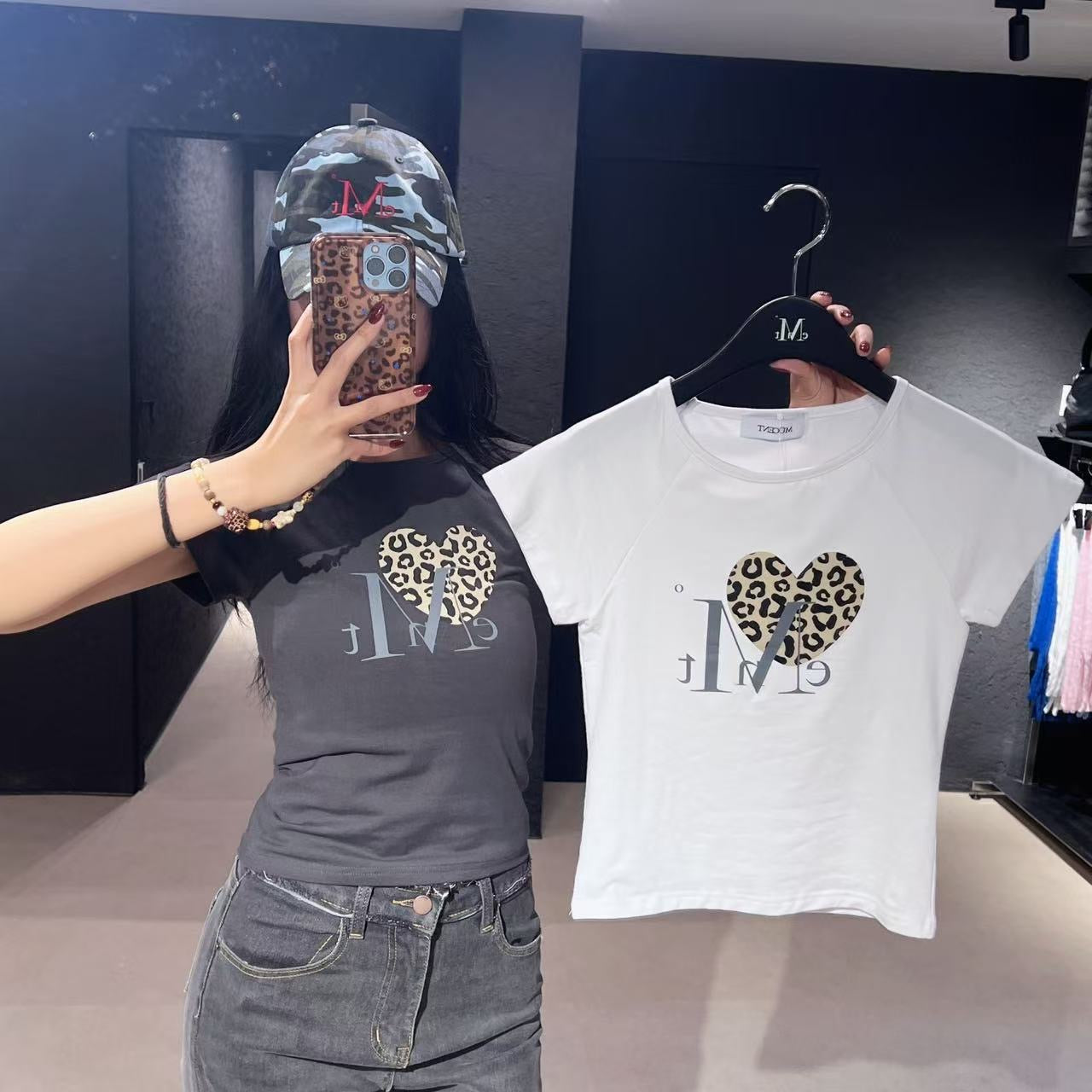 韓國 Mucent Sierra Heart Half Thirts【MU135】