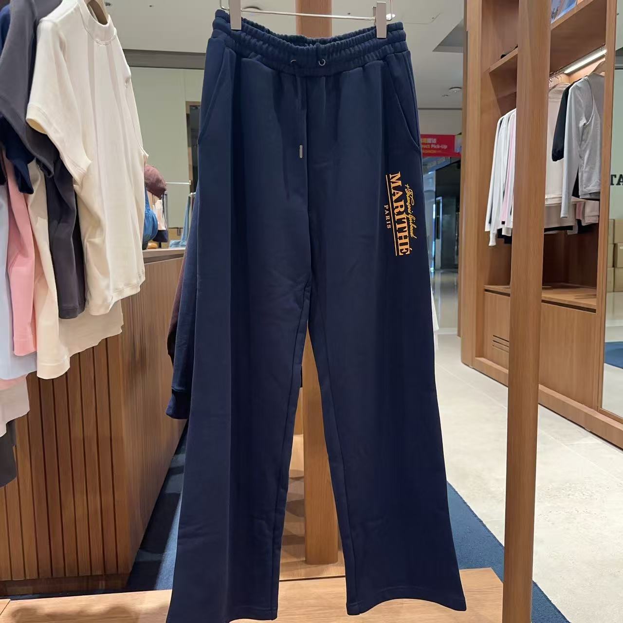 韓國 Marithe Francois Girbaud Marithe Logo Sweat Pants【MF723】