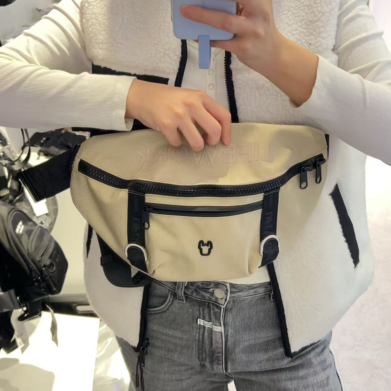 韓國 LifeWork Smalladok D-ring Waist Bag【LW055】