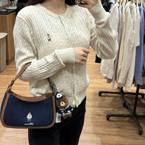 韓國 Who.A.U Steve High Gauge Wool Cable Cardigan【WA039】 - STT Mall HK 靚太網購