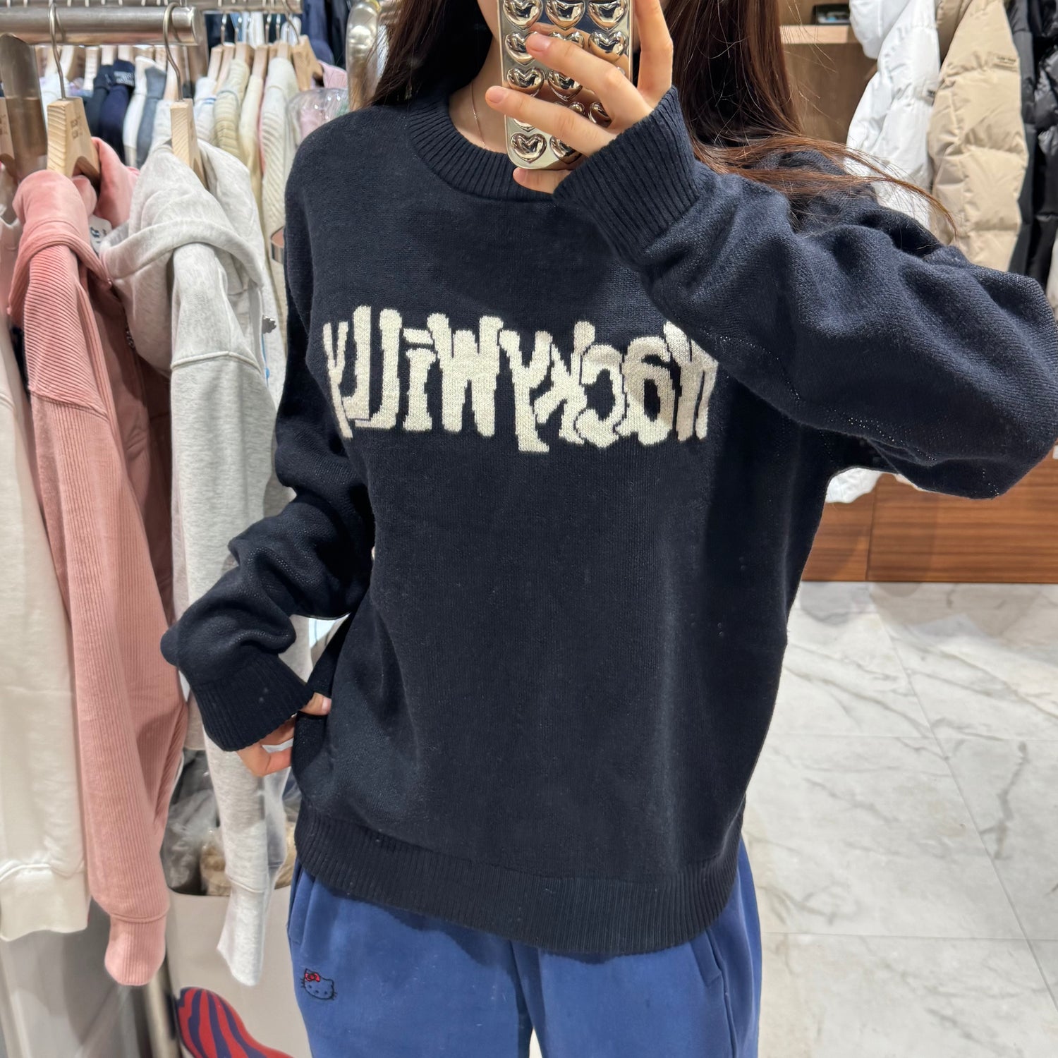 韓國 Wacky Willy Lettering Pullover sweater【WW026】 - STT Mall HK 靚太網購