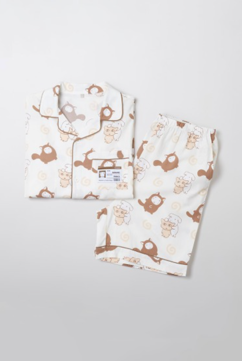 韓國 SPAO Short-sleeved pajamas【SP170】