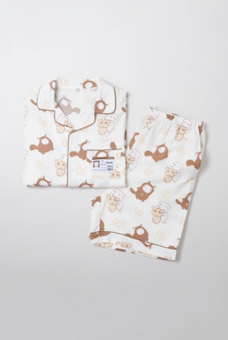 韓國 SPAO Short-sleeved pajamas【SP170】