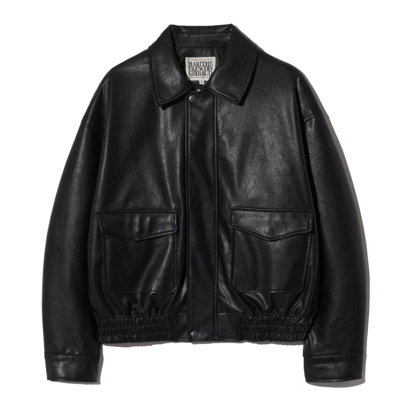 韓國 Marithe Francois Girbaud Blouson Faux Leather Jacket 【MF289】