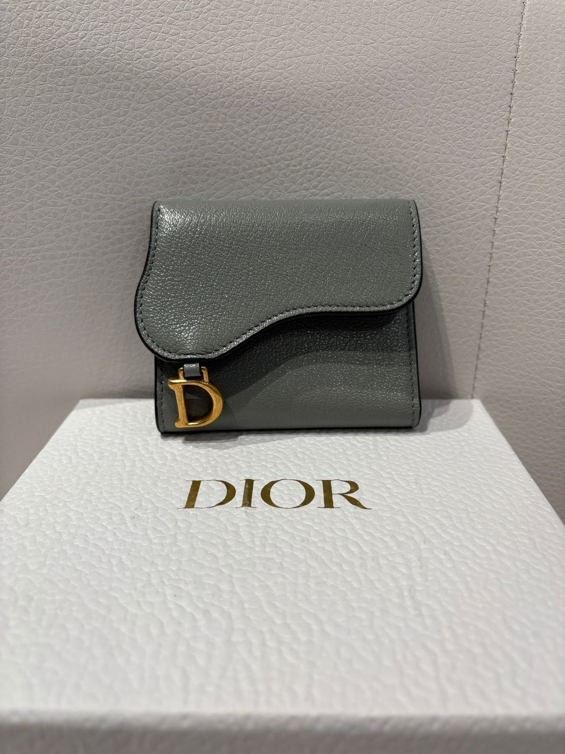 閑置品Dior Saddle Lotus 銀包 【JS495】