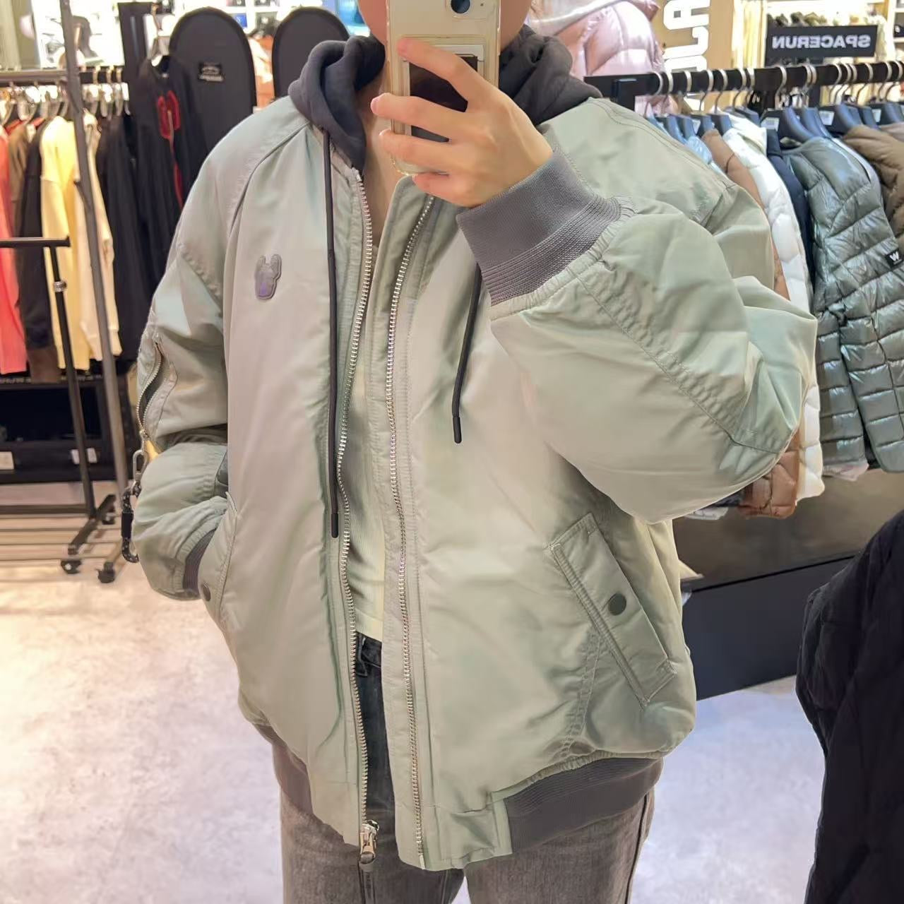 韓國 LifeWork Hipdog Carabiner Hooded Flight Jacket【LW030】