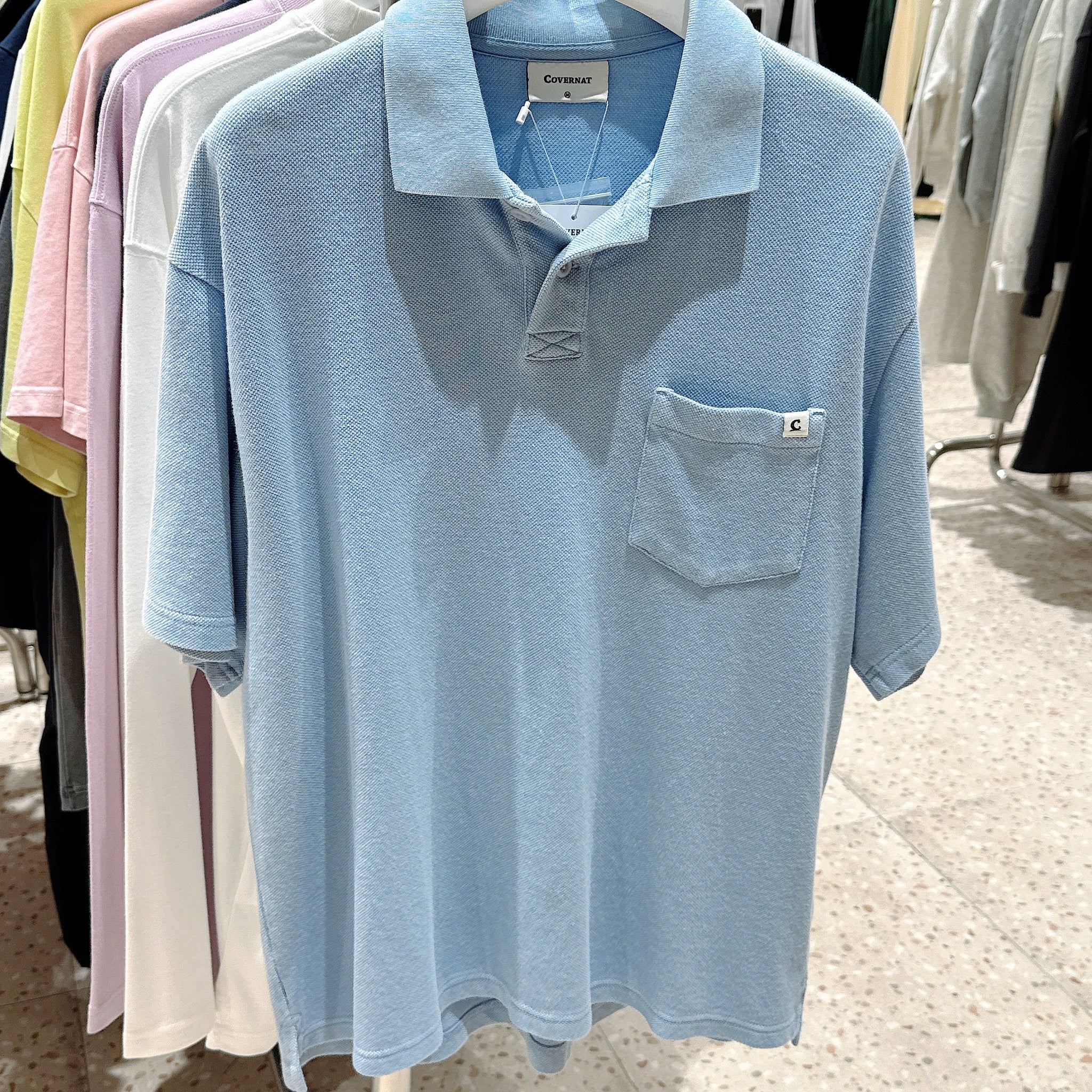 韓國 Covernat Dying Polo T-Shirt【CO063】