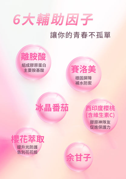 青春澎彈-珍珠膠原 20包【KX169】