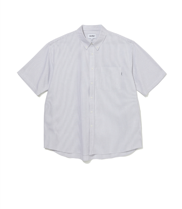 韓國 Markm Oxford Stripe Big Fit Shirt【MA174】