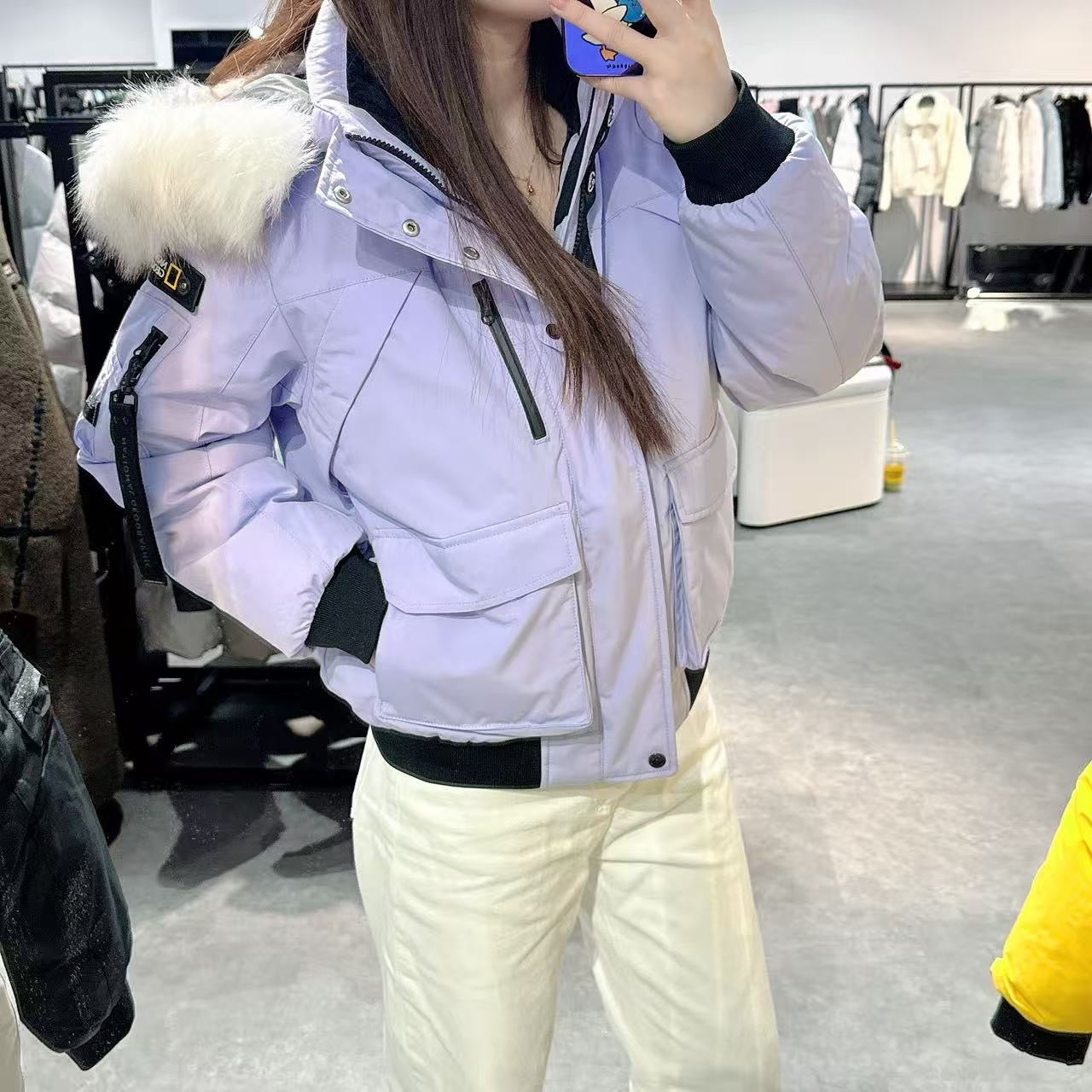 韓國 National Geographic Women's TARUGA Hooded Duck Down Jacket (鴨絨)【NG117】