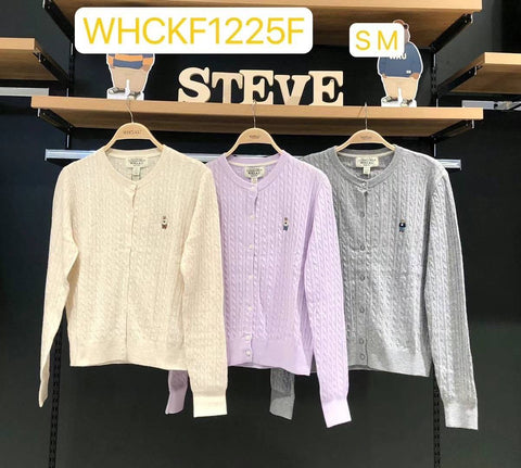 韓國 Who.A.U Steve High Gauge Wool Cable Cardigan【WA039】 - STT Mall HK 靚太網購