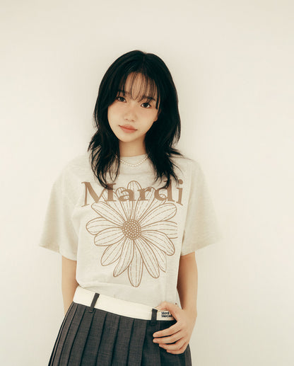 韓國 Mardi Mercredi TSHIRT FLOWERMARDI【MM039】