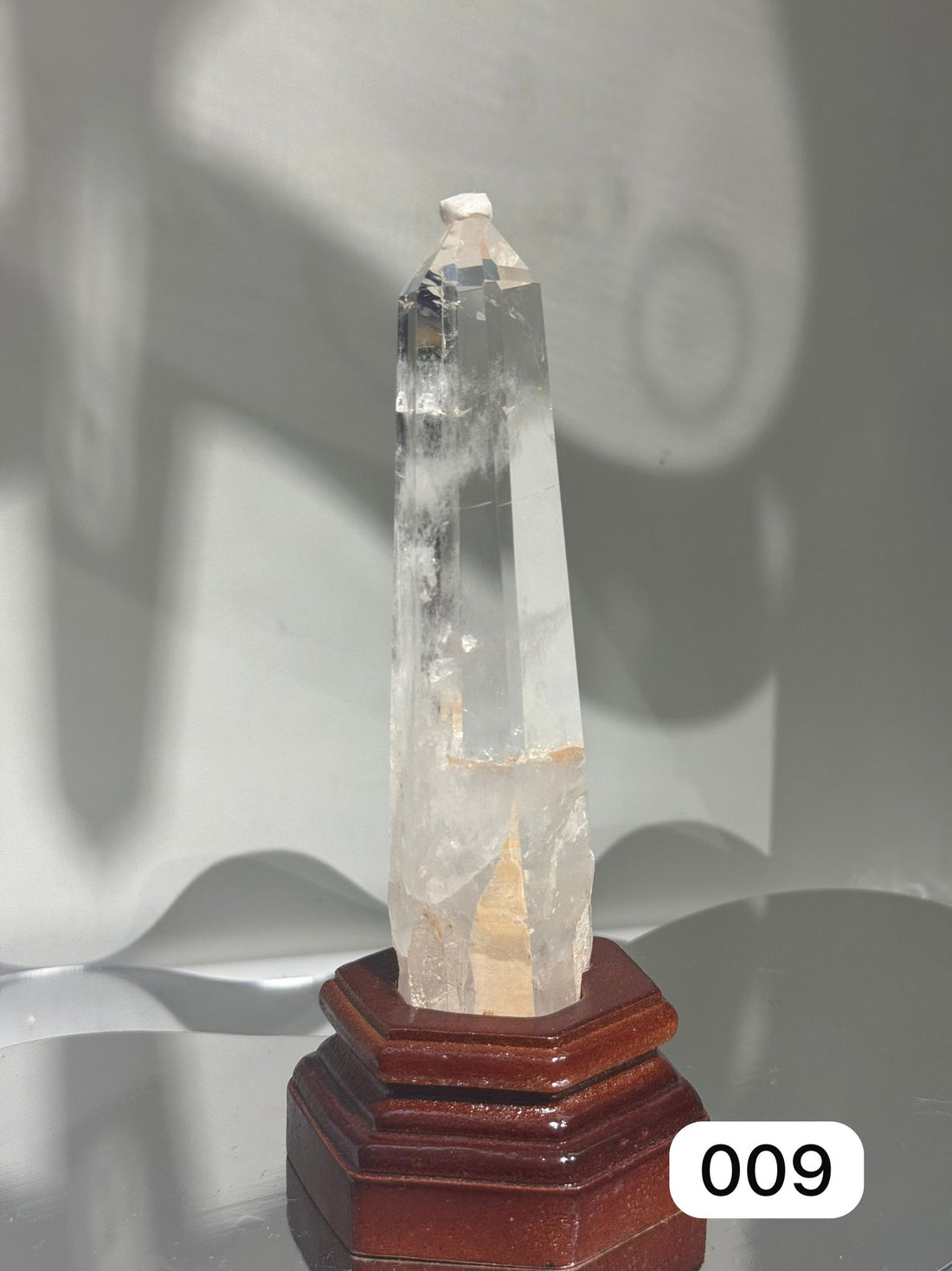 白水晶柱 009 17.5cm (連底座)【SE448】