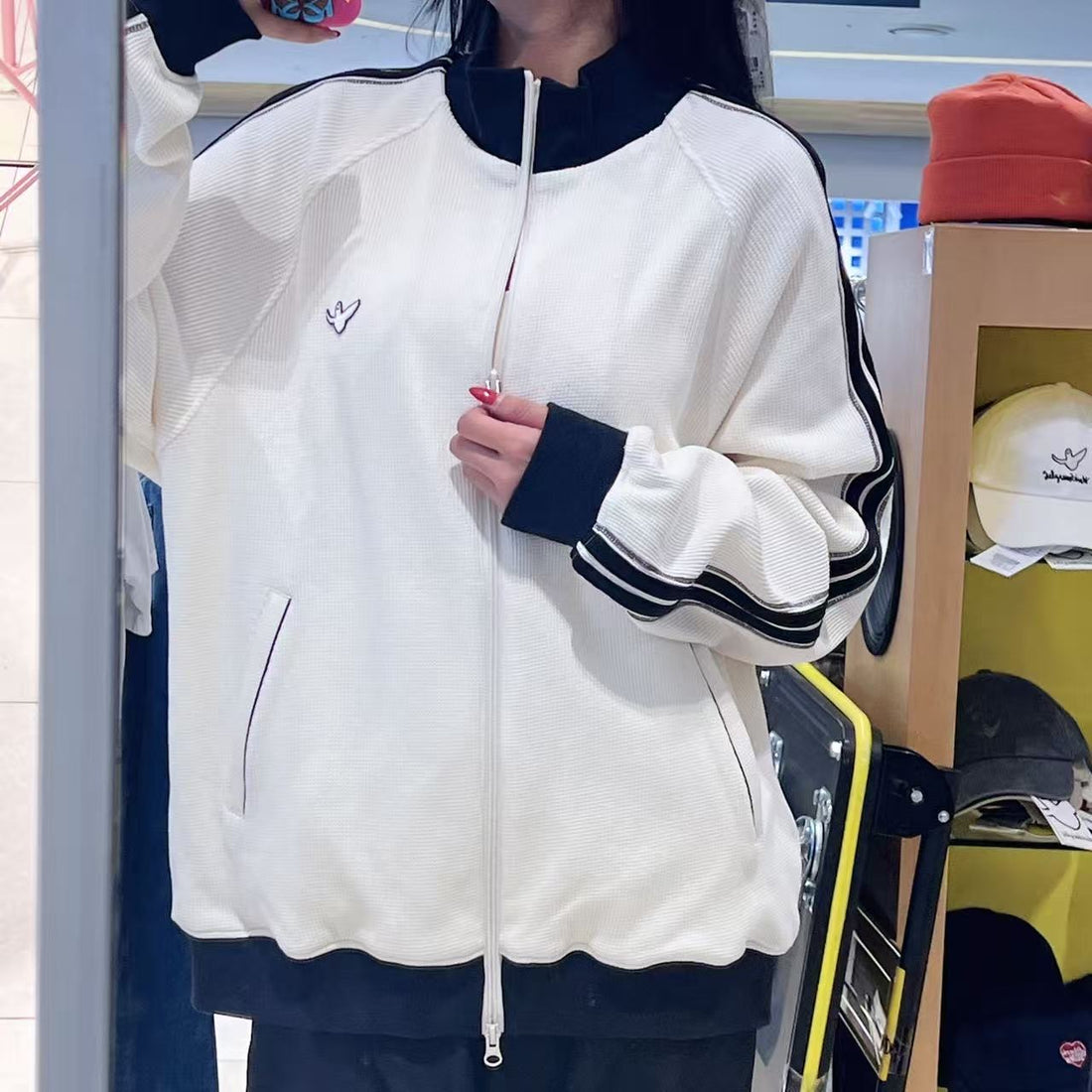 韓國 Mark Gonzales Angel Waffle Track Jacket【MG260】