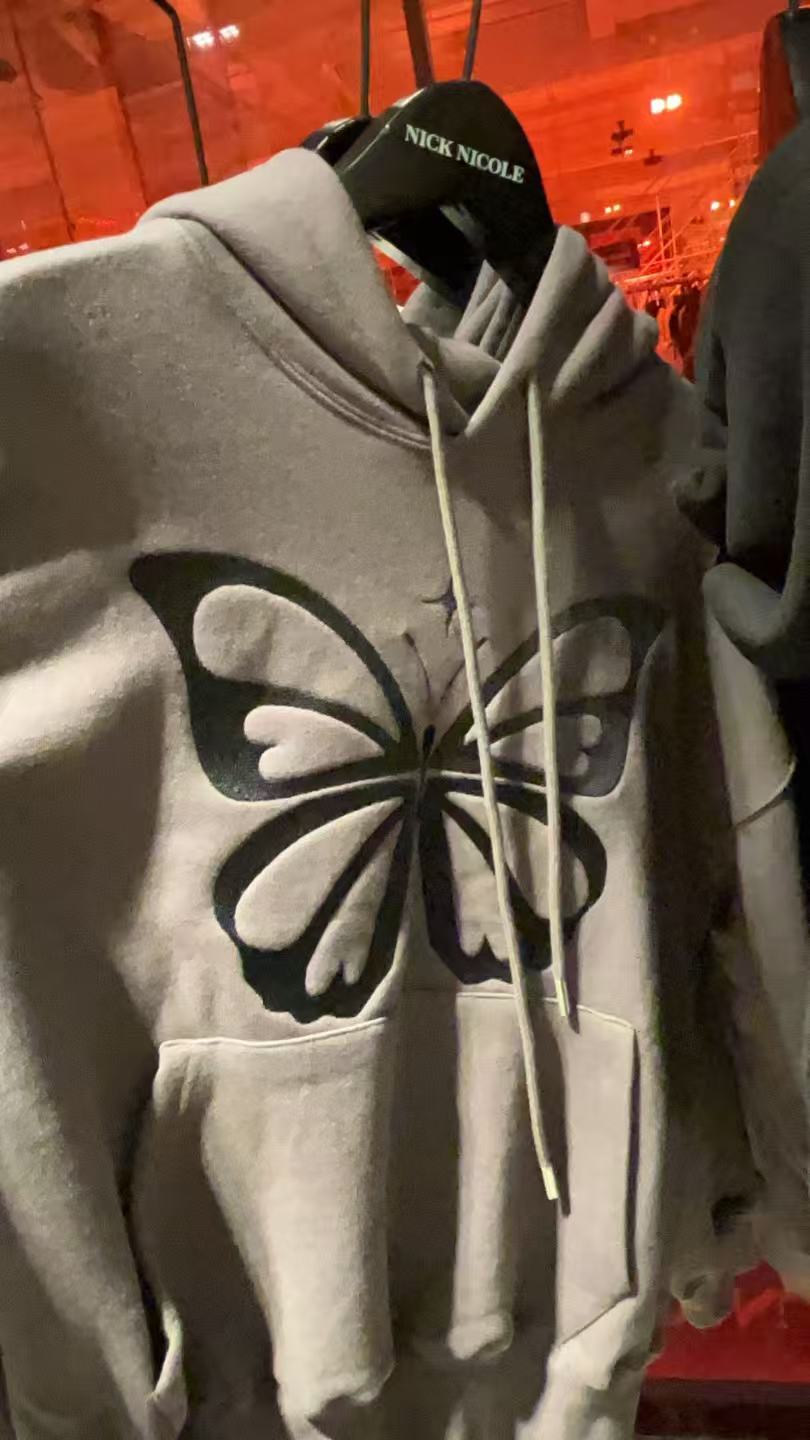 韓國 Nick Nicole Big Volume Butterfly Hoody【NK011】