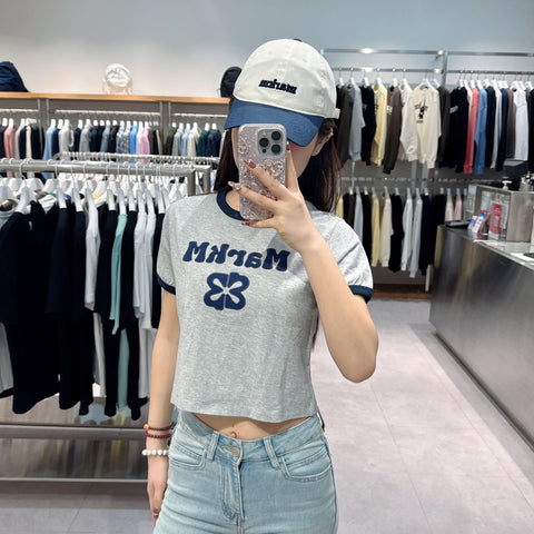韓國 Markm (W) WAVE T-SHIRT【MA077】
