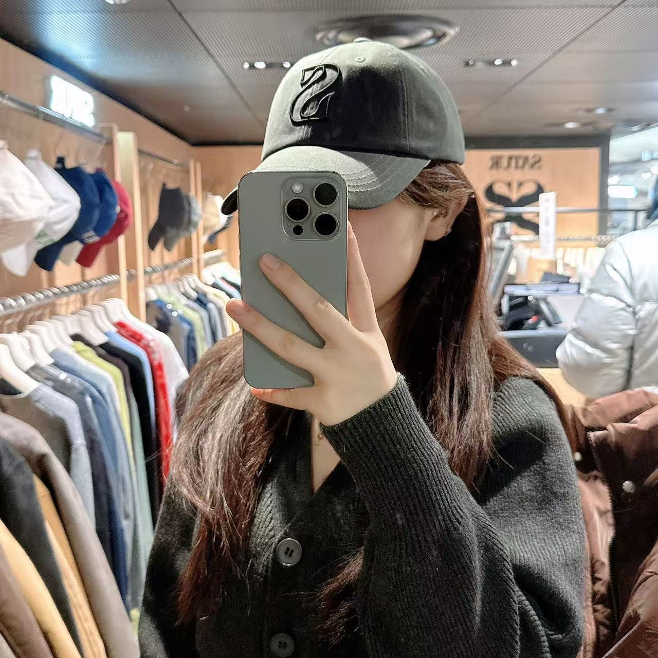 韓國 Satur S Logo Vintage Casual Ball Cap【SR274】