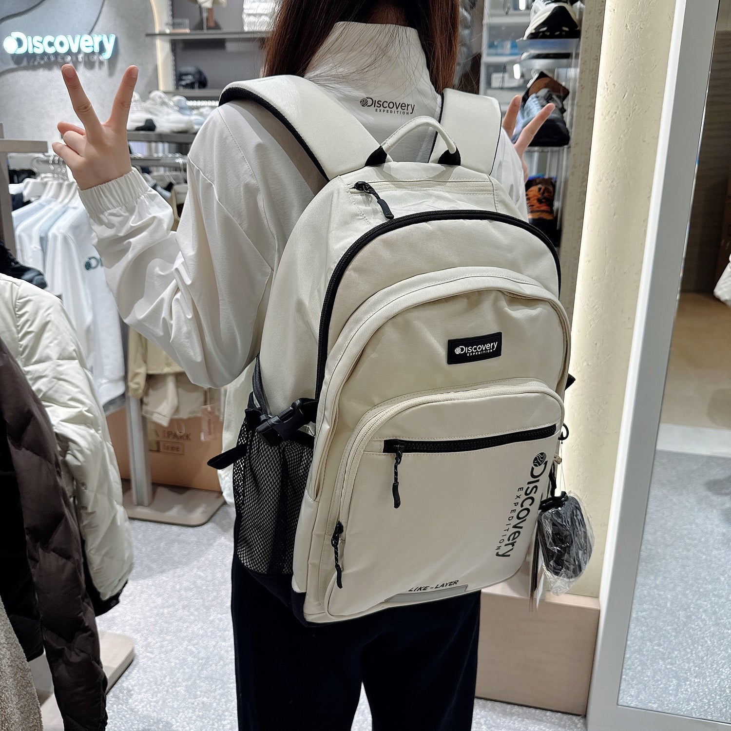 韓國 Discovery Like Air Layer Backpack【DY057】