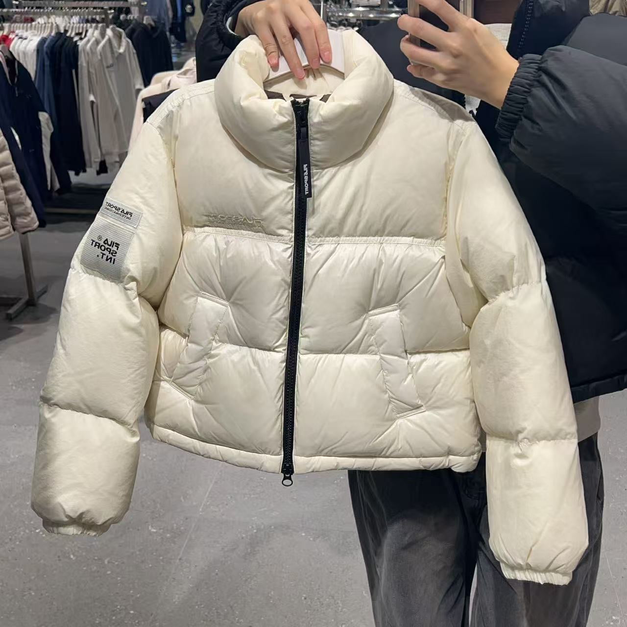 韓國 FILA Ripstop Block Down Padded Jacket (鵝絨)【FA026】