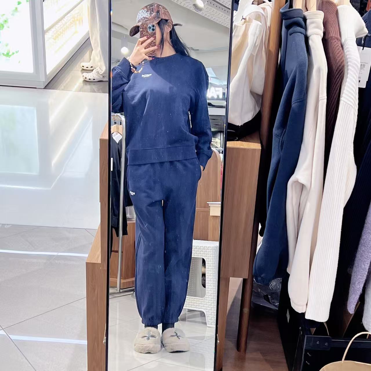 韓國 Marithe Francois Girbaud Regular Logo Sweat Set-Up【MF671】