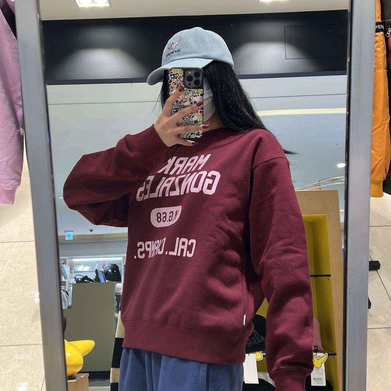 韓國 Mark Gonzales UNIVERSITY Graphic Sweatshirt【MG020】 - STT Mall HK 靚太網購