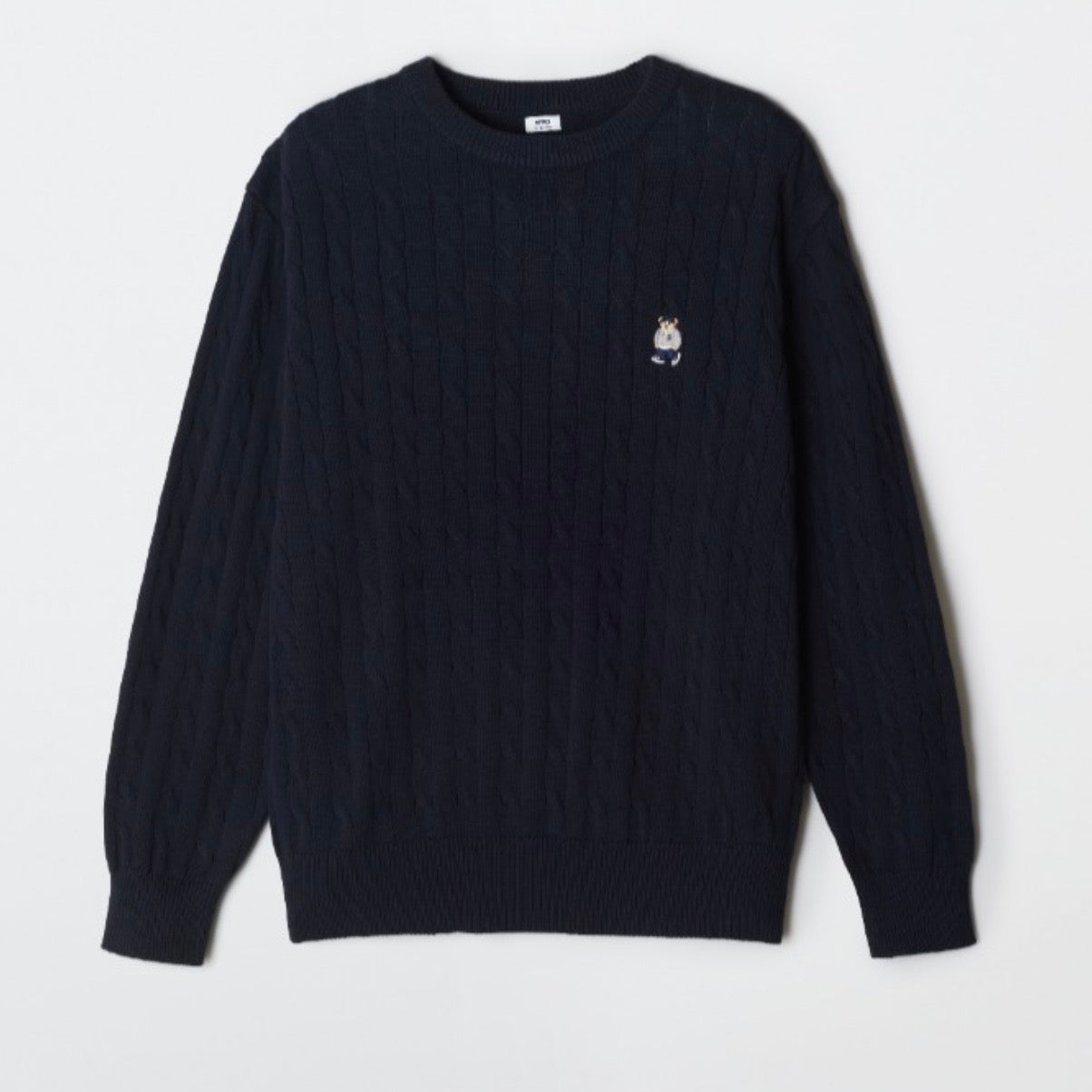 韓國 SPAO Woody Cable Round Neck Sweater【SP299】