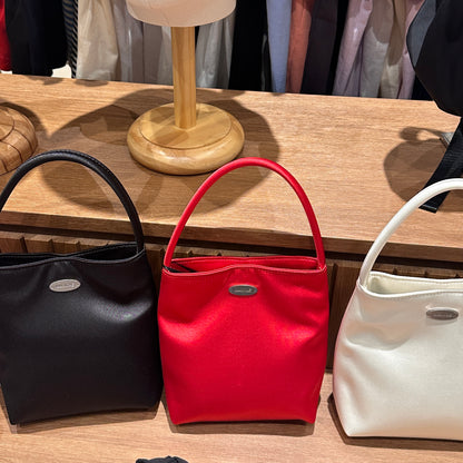 韓國 Marithe Francois Girbaud REGULAR LOGO SATIN MINI BAG 【MF308】