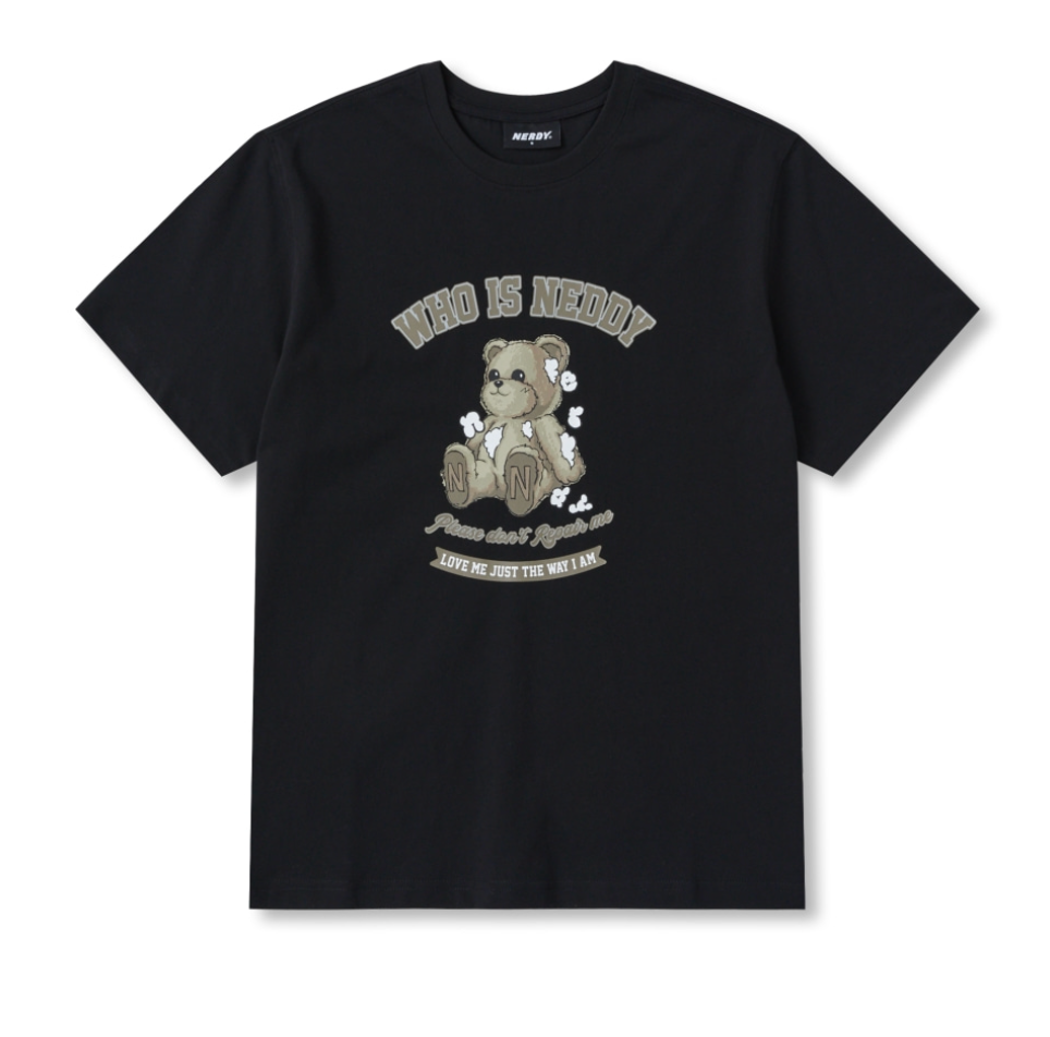 韓國 Nerdy Who Is Neddy S/S T-Shirt【NY032】