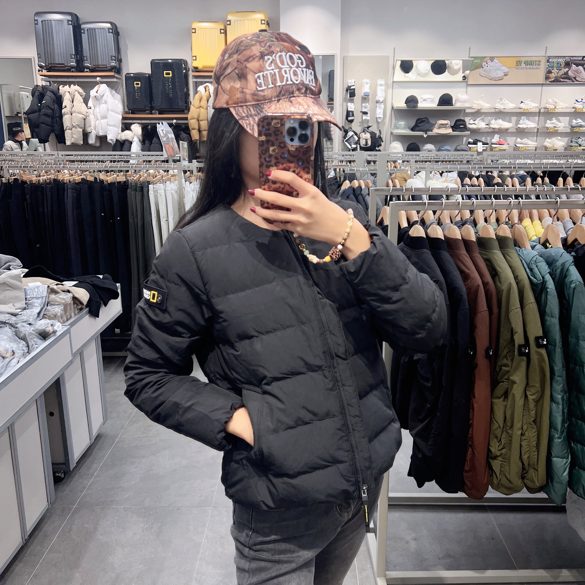 韓國 National Geographic Women's Heron U-Neck Lightweight Goose Down Jumper (鵝絨)【NG186】