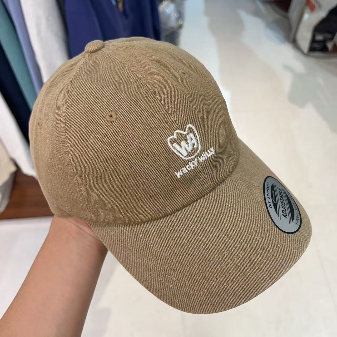 韓國 Wacky Willy Pigment Washed Ball Cap【WW040】