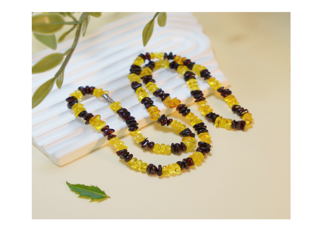 琥珀多寶隨型項鍊 5-6+mm【SE615】
