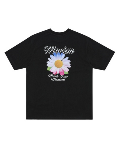 韓國 Markm Flower Graphic T-Shirt【MA178】
