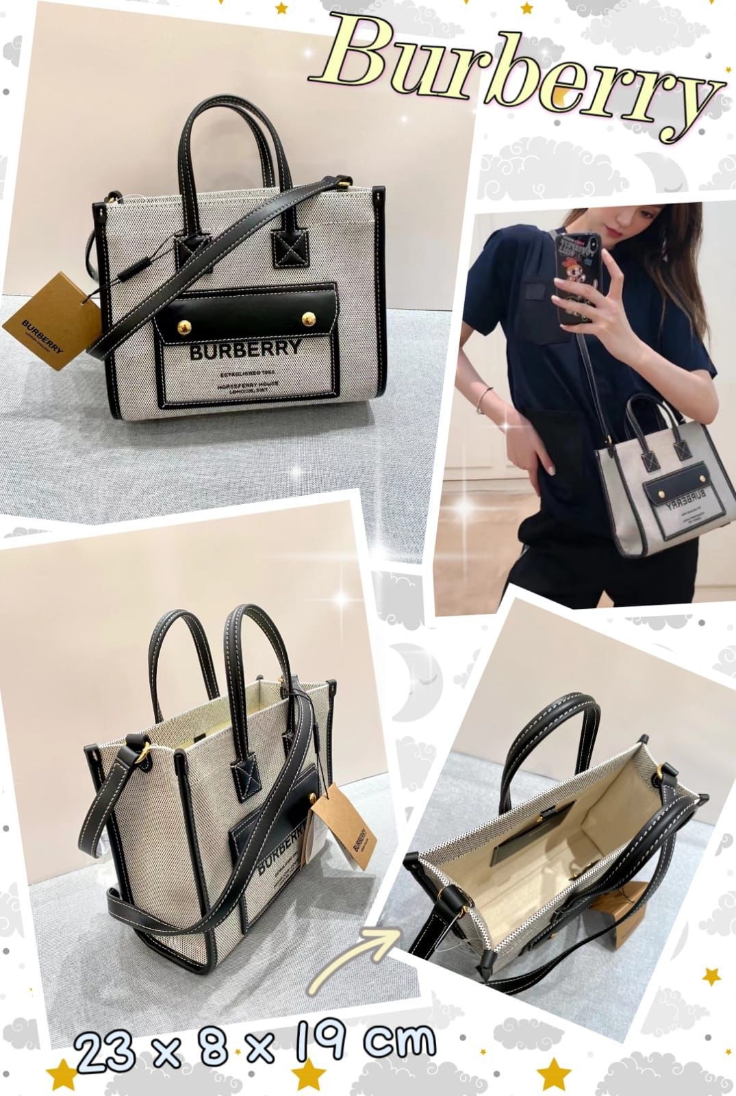 BurberryMini Freya Tote Bag 【YS57】  訂金$1,000 總售價 $5200