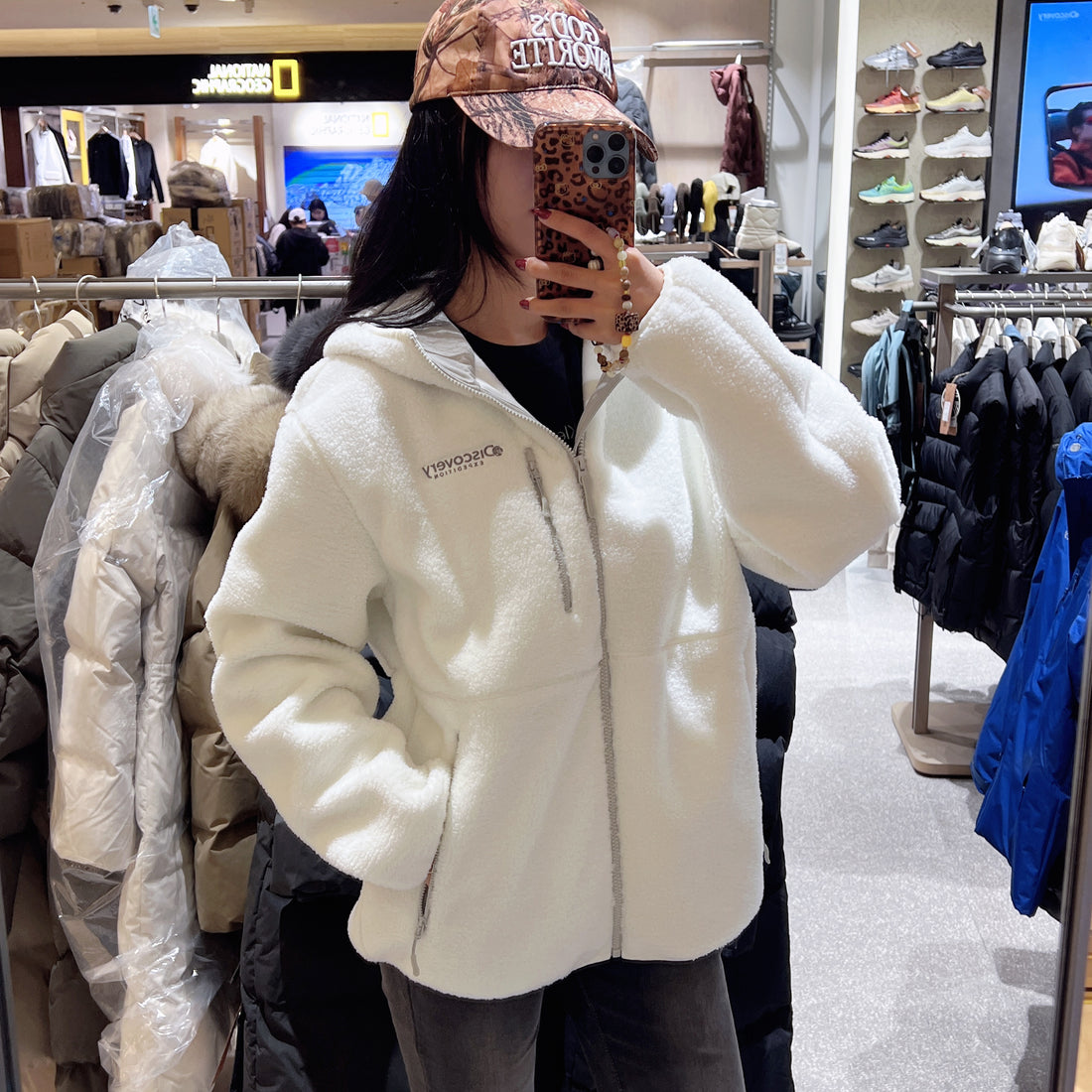 韓國 Discovery Tech Fleece Hooded Jacket【DY064】