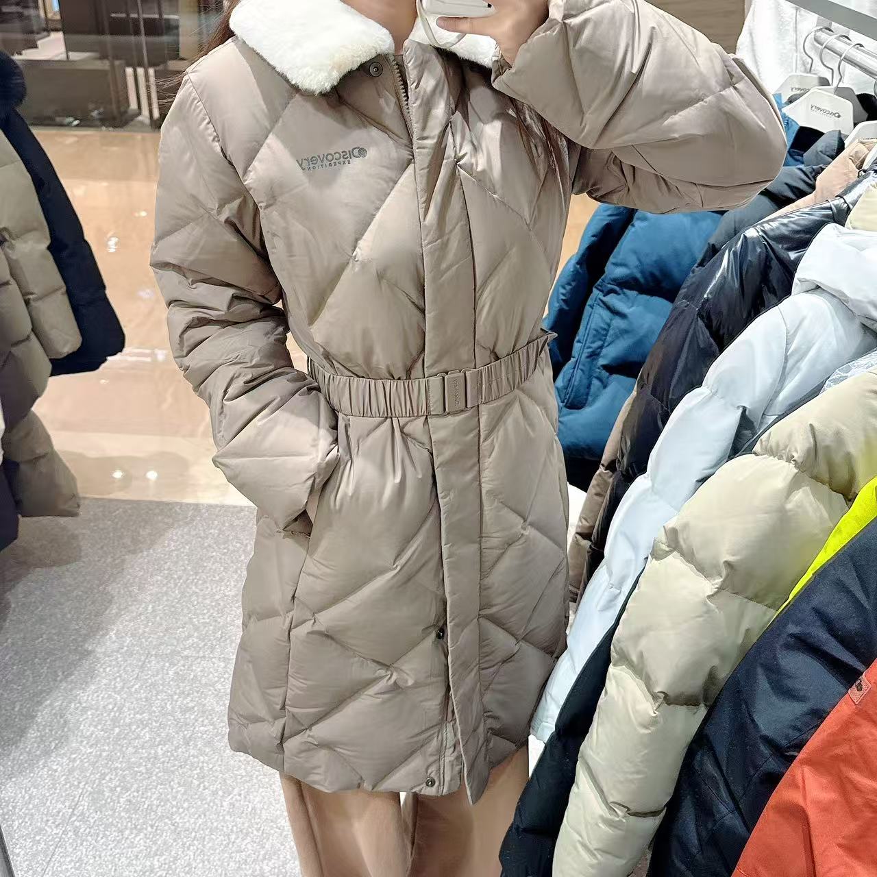 韓國 Discovery Women's Melrose Tube Down Long Padding (鴨絨)【DY176】