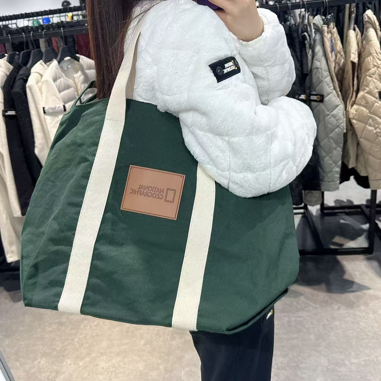 韓國 National Geographic Trip Big Tote Bag【NG128】