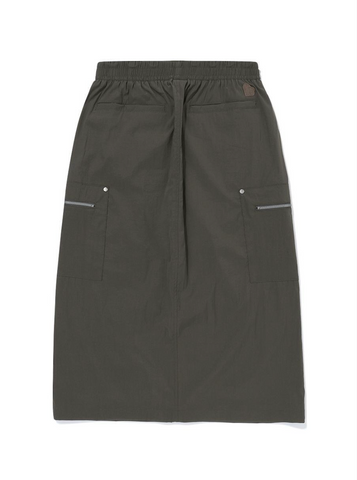 韓國 BBC W Layered Front Slit Skirt【BC123】
