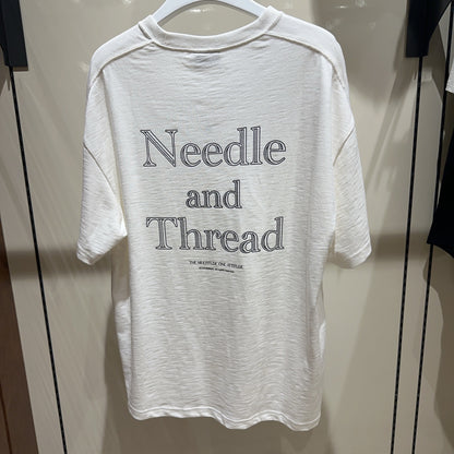 韓國 Covernat Slub Needle &amp; Thread Graphic T-Shirt【CO069】