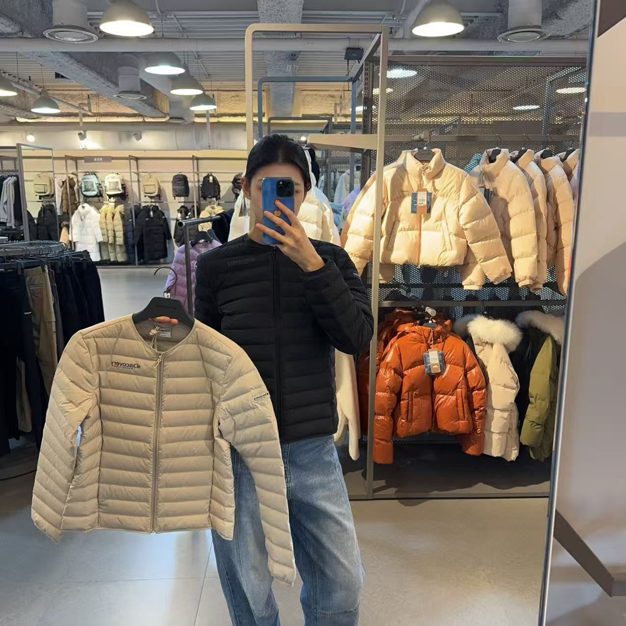 韓國 Discovery Women's Pixie Neck Goose Down Lightweight Padding (鵝絨)【DY200】