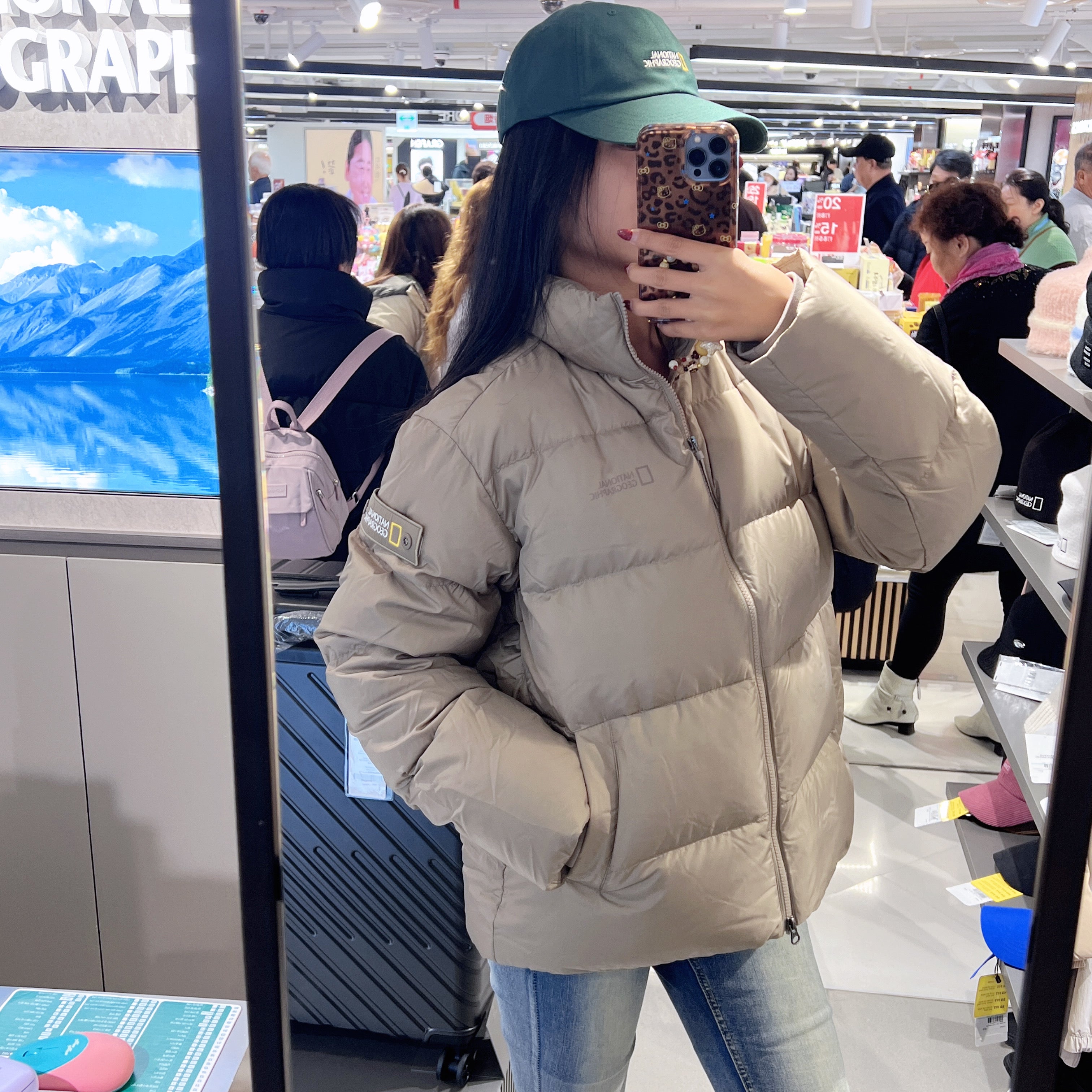 韓國 National Geographic Aira High Neck Goose Down Jumper (鵝絨)【NG148】