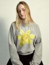 韓國 Mardi Mercredi Sweatshirt Raglan Lilies 02【MM259】
